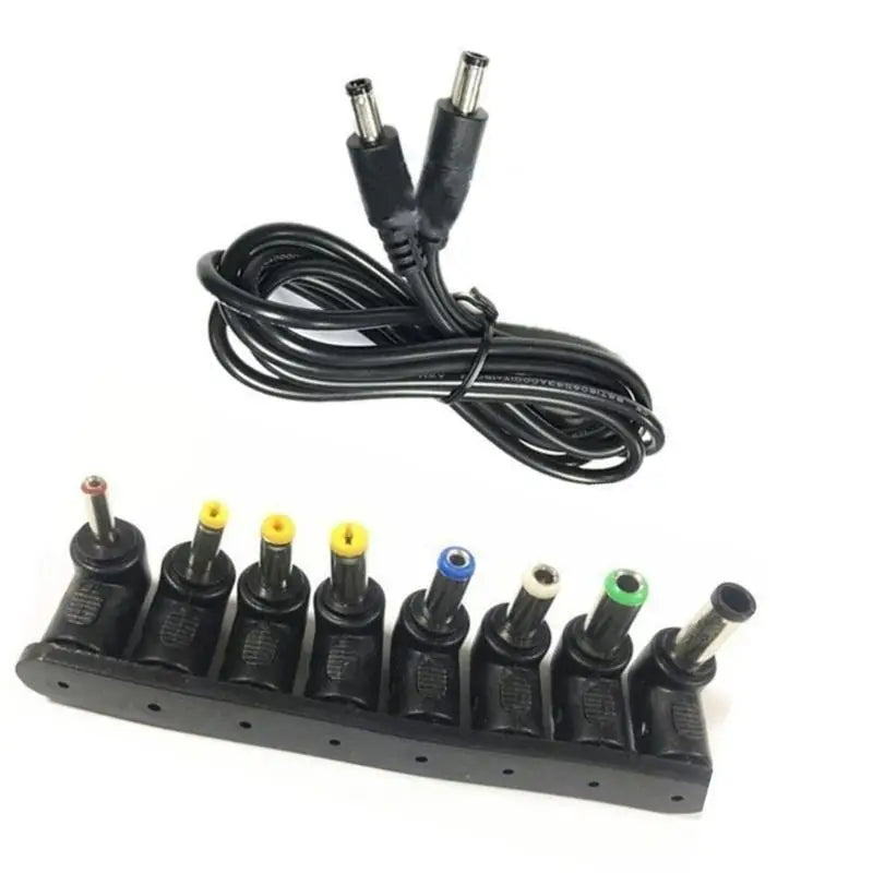 652F USB to DC5521 5.5x2.1mm Power Cord with 8 Connectors for IT Professionals and Zpaxo
