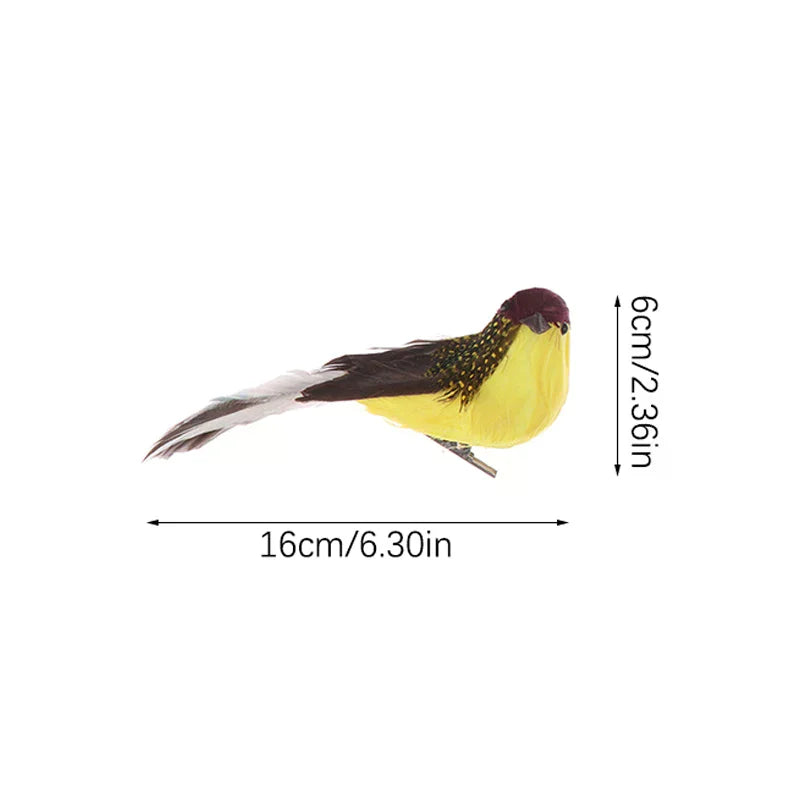 Wedding Garden decoration.ornament Mini fake birds artificial foam doves Zpaxo