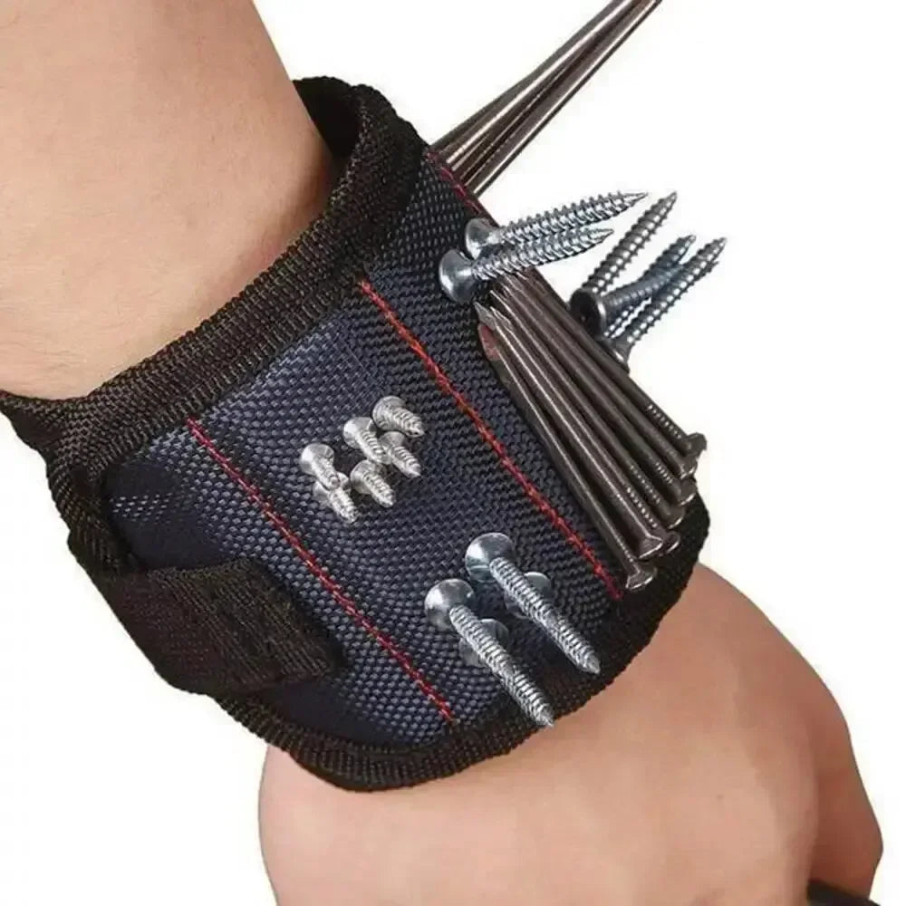 Magnetic Wristband Tool Holder – Adjustable for Screws & Drill Bits Magnetic Tool Wristband Zpaxo