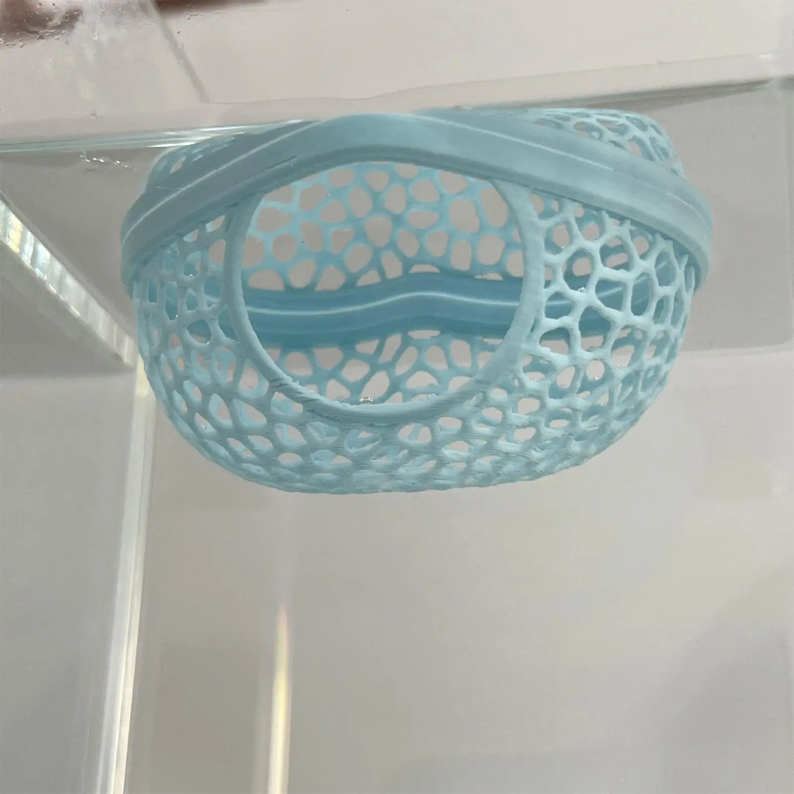 Heart Shape Floating Betta Hide Resting Cave Shrimp 3D Printed Fish