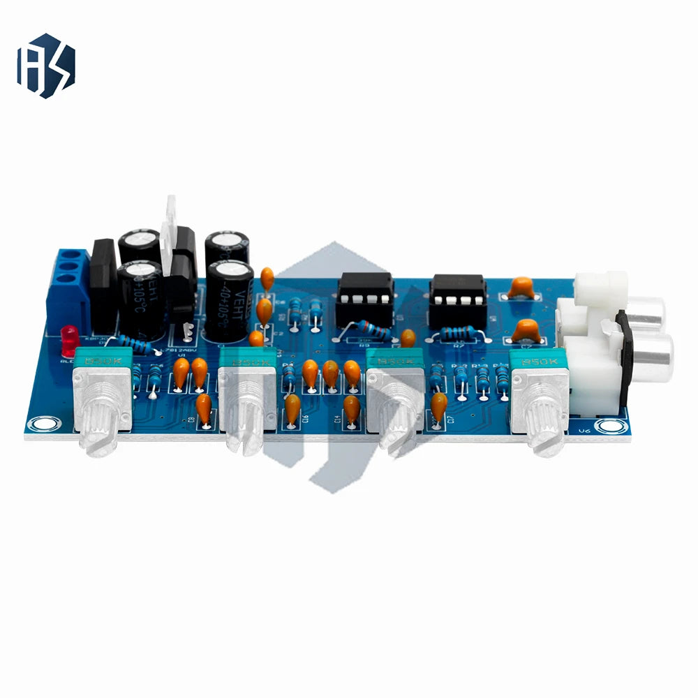 1PC XH-M164 Preamp Module: 4-Channel Stereo with NE5532 Tone Control – Audio System Compatible Zpaxo