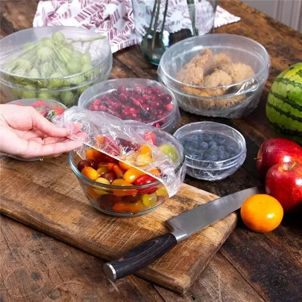 Reusable Stretch Lids & Disposable Shower Caps – 100/200pc