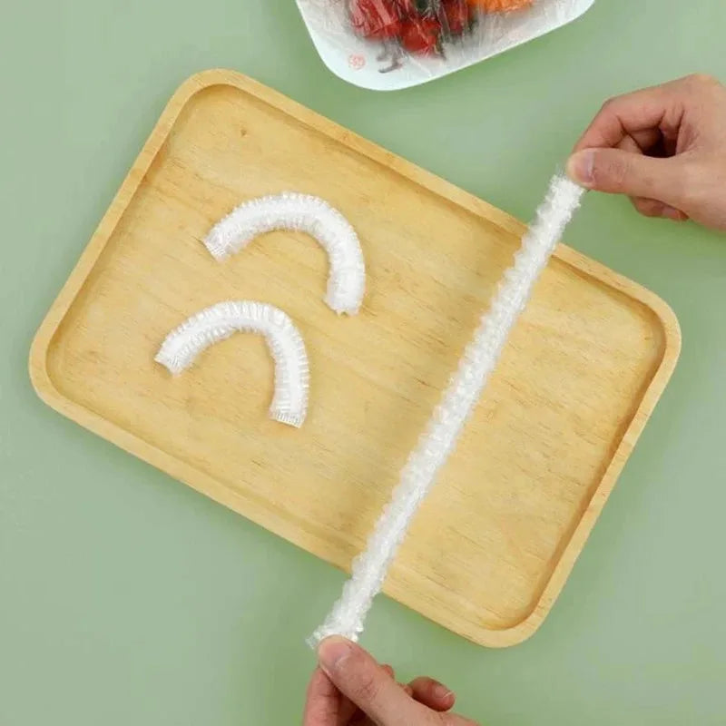 Extra Thick Disposable Plastic Wrap – Stretchable Food Cover Film