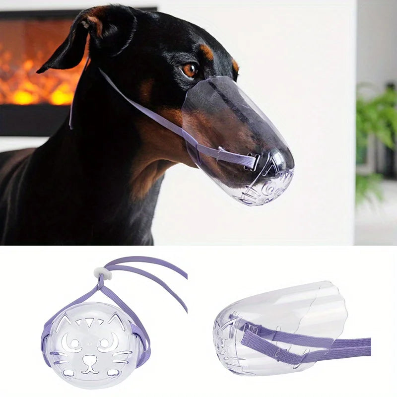 Cat Reusable Mask Grooming Prevent Biting Chewing Comfortable Safe Zpaxo