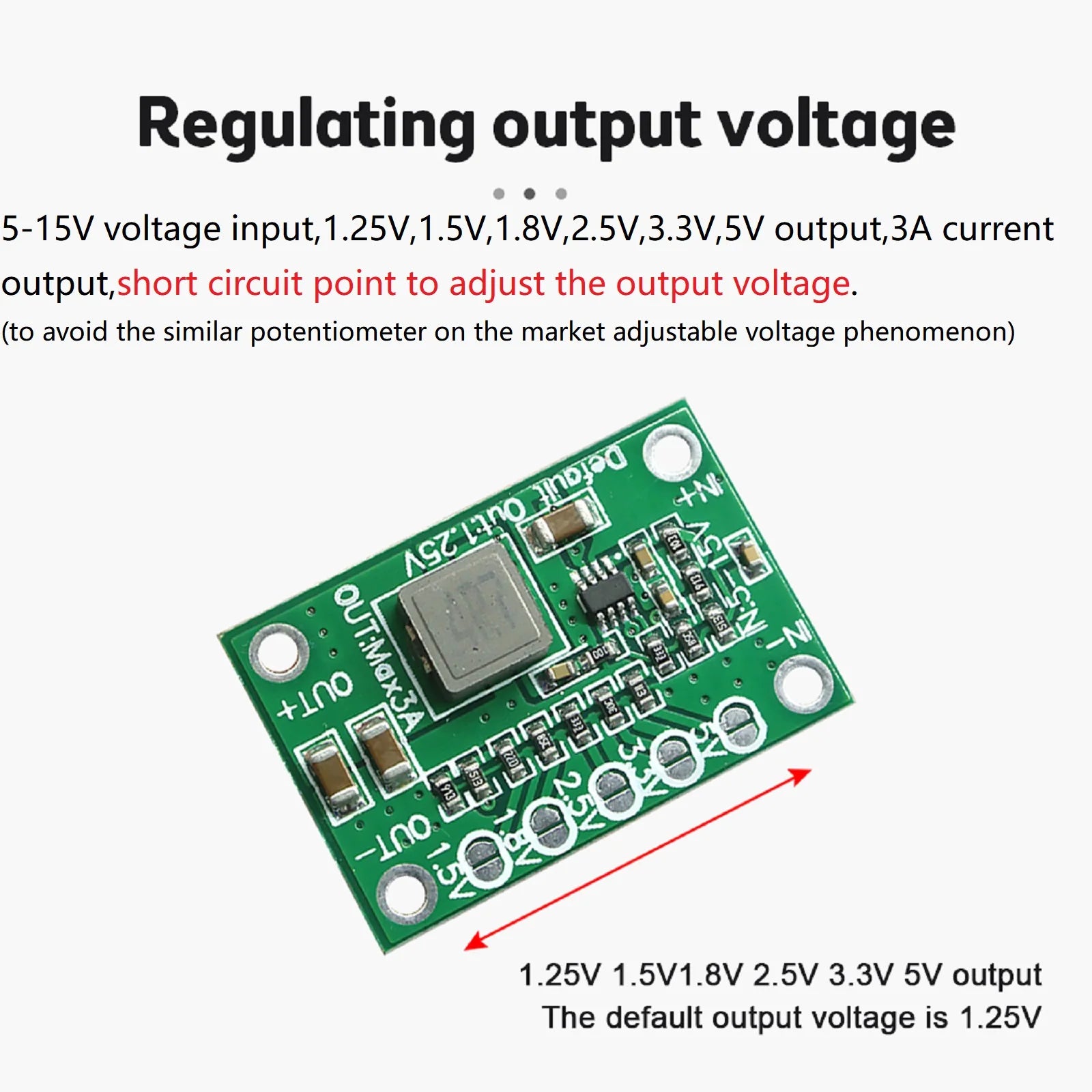 CA1235 Adjustable Power Module CA-1235 Buck 1 25V 5V 2 3 3V Output