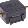 Vehicle Power Filter Radio Interference Eliminator Relay Capacitor Zpaxo Black