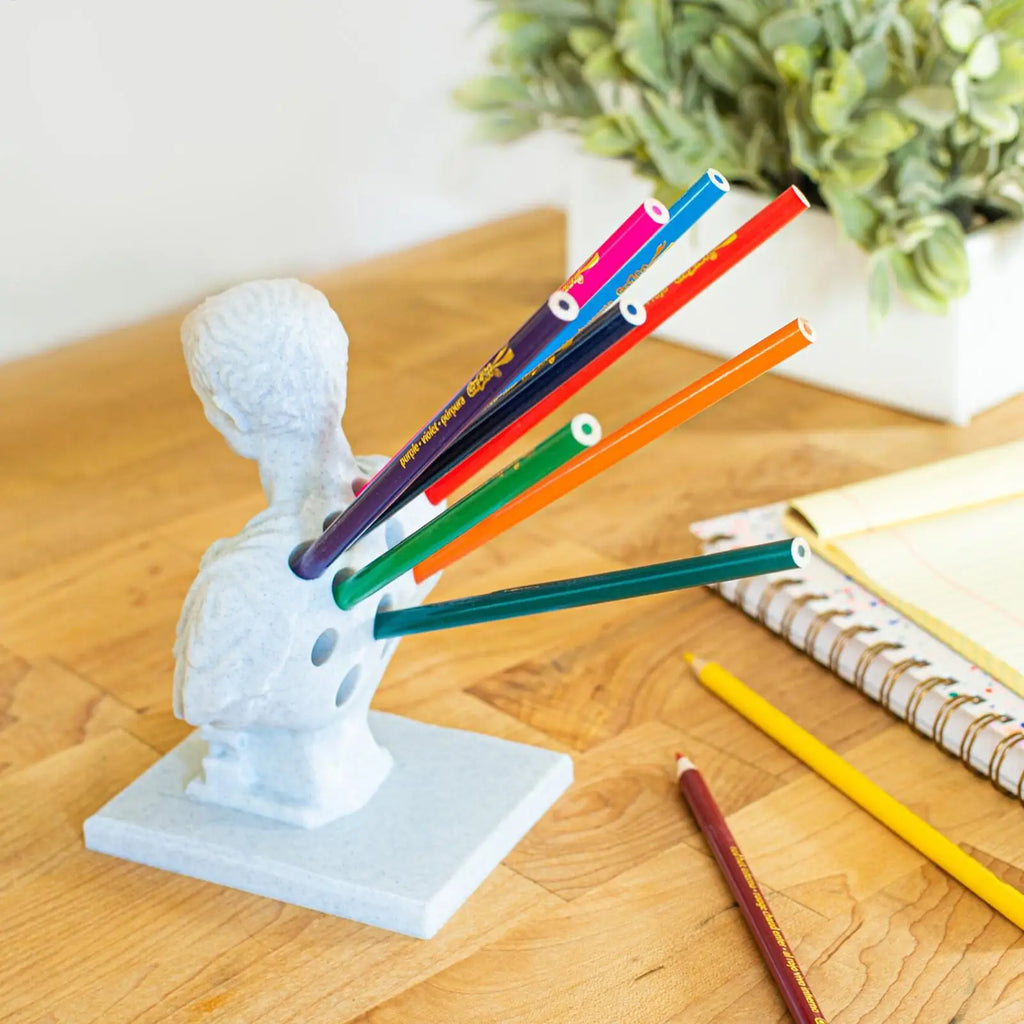 3D printed Julius Caesar statue Office Desk Pen Holder Office Desk Organizer Office Decor pen Rack Gift Stationery teacher gift Zpaxo