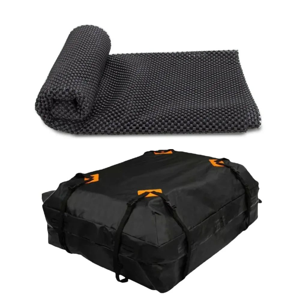 Heavy Duty Car Rooftop Bag Durable Material Large Size Car Roof Cargo Bag Foldable Design Universal Fit Luggage Storage Bag Zpaxo Style C