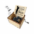 Hand Cranked Wooden Music Box – UV Painted Piano Gift