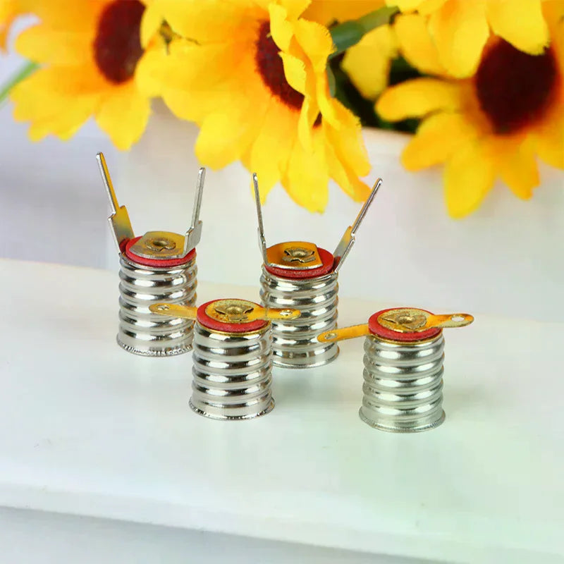 E10 Lamps Base Holder Bulbs Light Socket Home Experiment Circuit Zpaxo