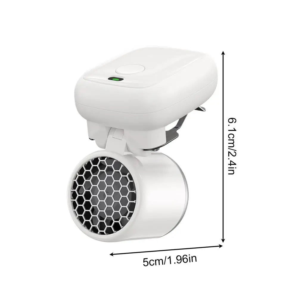 Clip Hat Fan Portable Hands Blower 3 Speed Rechargeable Mini USB