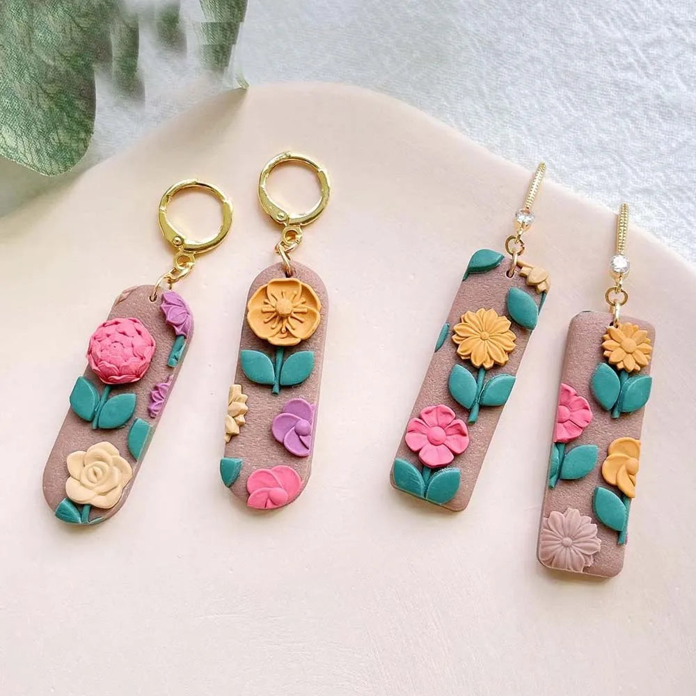 3-Piece Flower Silicone Nail Art Mold – Rose & Camellia DIY Nail Art Mold Zpaxo