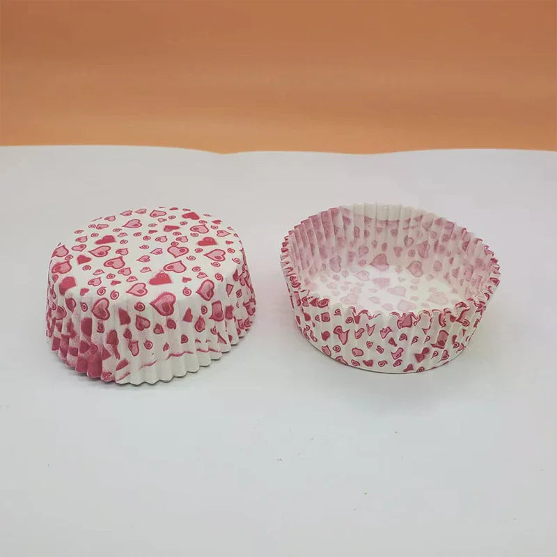 Cake Paper Cups (100 Pieces Per Pack) And High-Temperature Resistant Baking Chocolate Paper Cups Bread Zpaxo