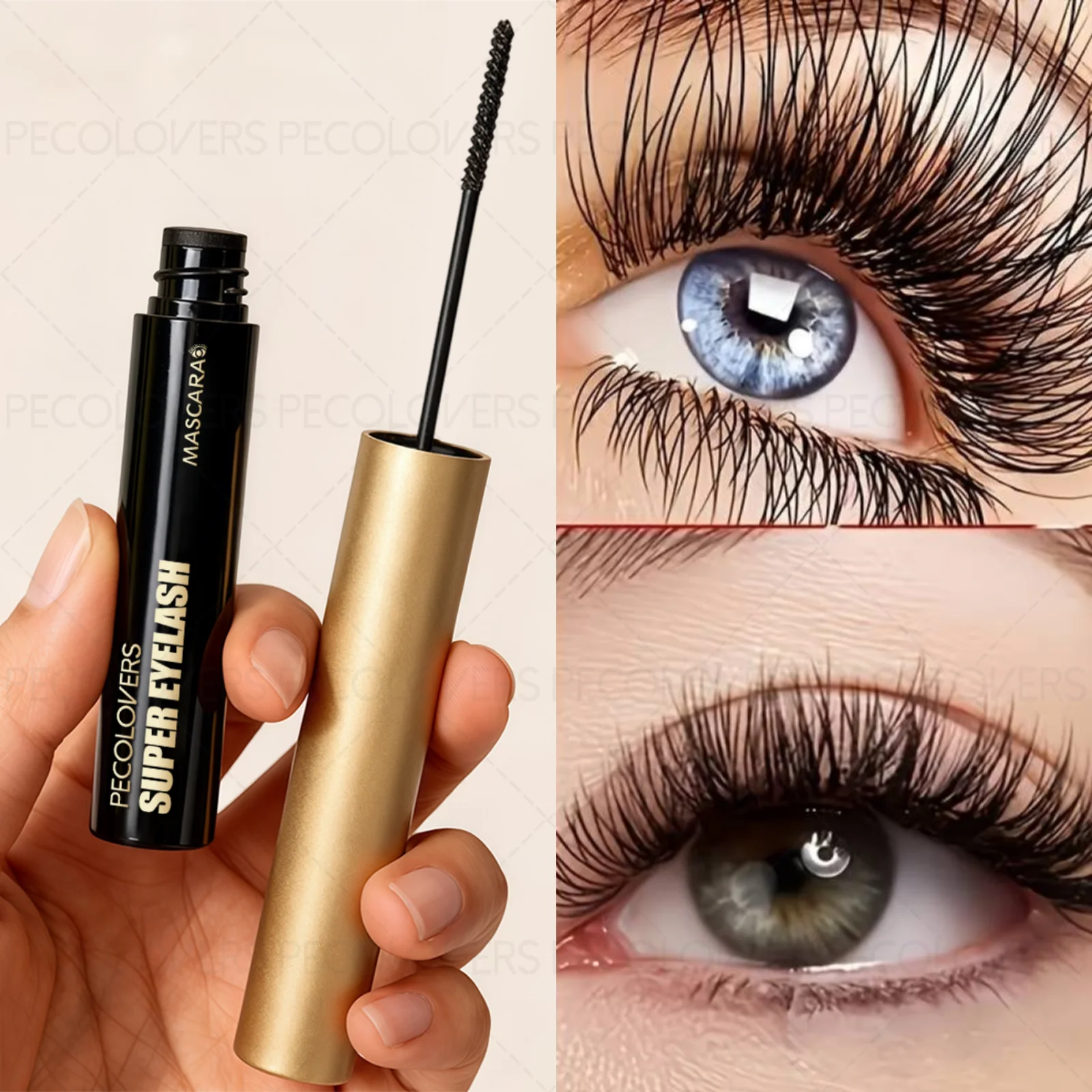 Long-lasting Curling Mascara Lengthens Thickens Eyelashes
