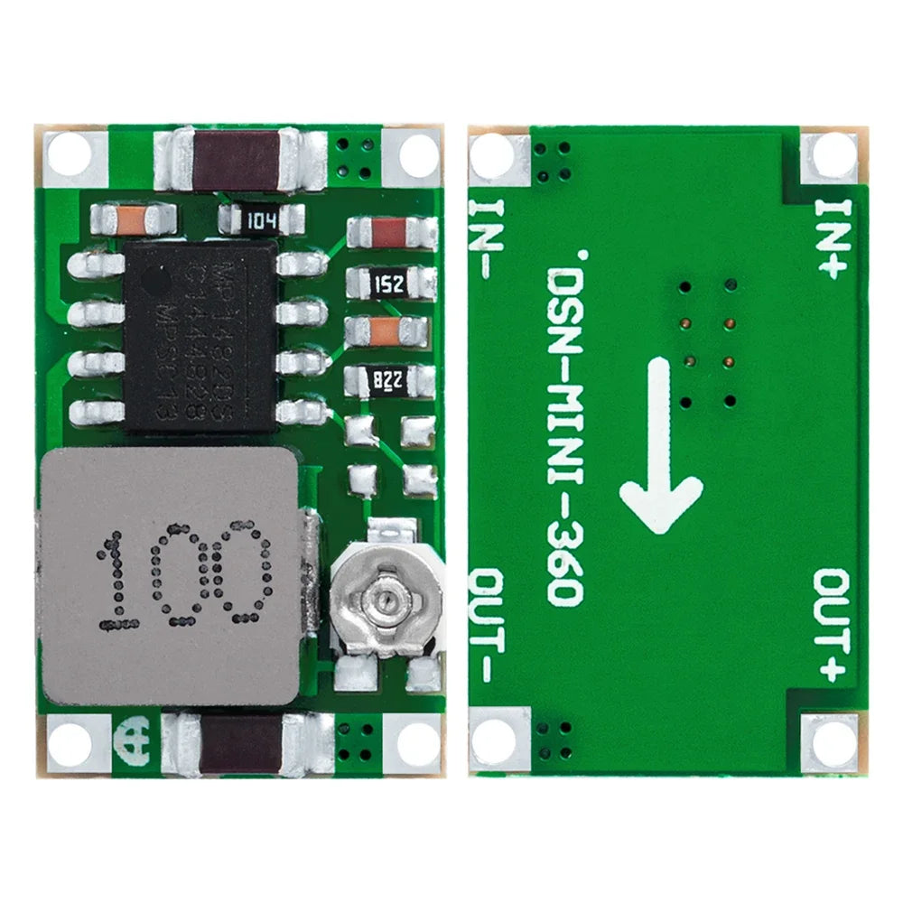1PCS Mini360 DC-DC Buck Converter Step Down Module 4.75V-23V to 1V-17V 17x11x3.8mm SG125-SZ+ Zpaxo Mini360