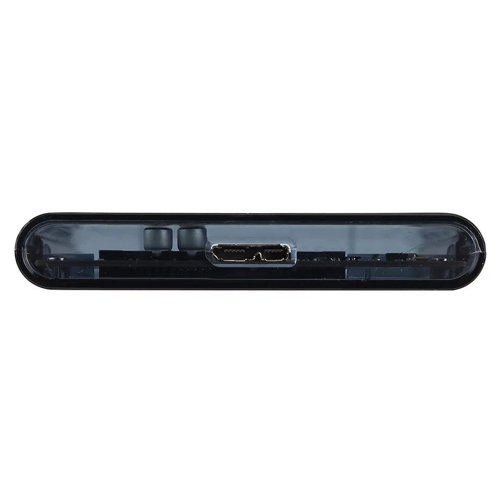 2.5-inch SATA to USB3.0 UASP transparent portable hard drive housing supports 16T HDD tool free for Apple HUAWEI laptops Zpaxo