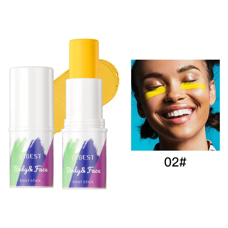 Body Face Paint Stick Natural Three-dimensional Modification Contour Brightening Skin Tone Face Washable Painting Pen Party Art Zpaxo 02