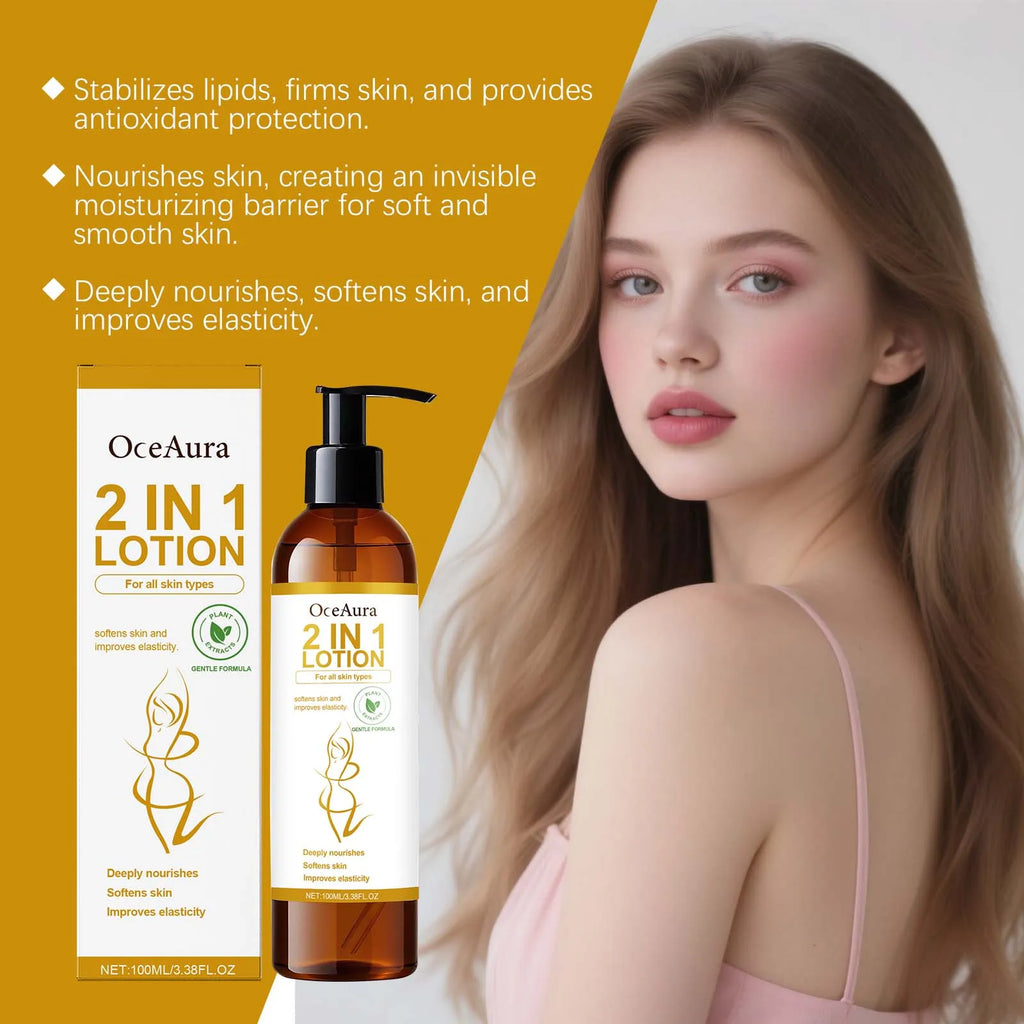 Lemon Body Lotion for Dry Skin Brightening Hydrating Lightweight Cream with Coconut Oil Aloe Vera Winter Skincare Christmas Gift Zpaxo