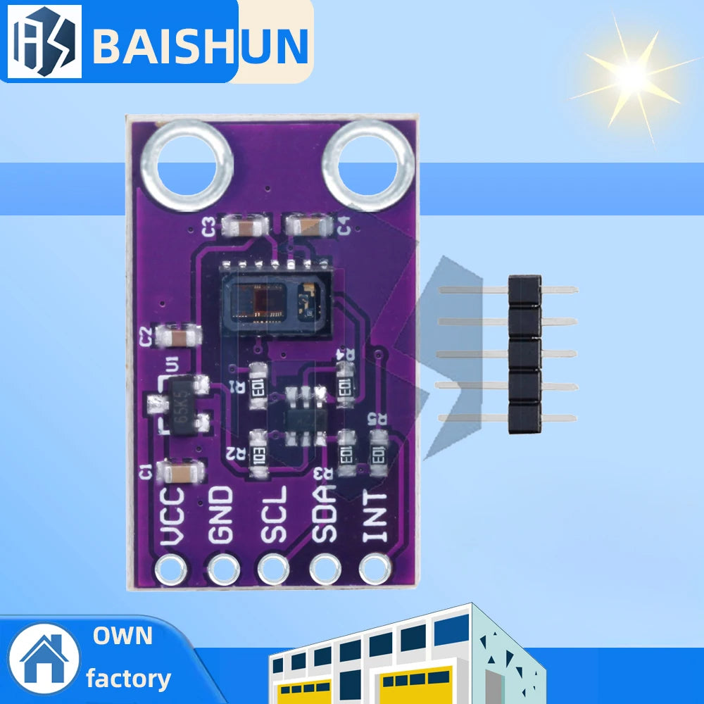 MCU-30105 MAX30105- DC5V Based Optical Sensor Module Smoke Particle Flame Detection for arduino/ST Zpaxo Default Title