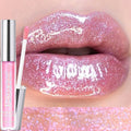 6 Colors Diamond Glitter Lipgloss Makeup Metallic Shimmer Moist Liquid Lipstick Pearl Lip Glaze Jelly Tint Sexy Shiny Cosmetics Zpaxo 01