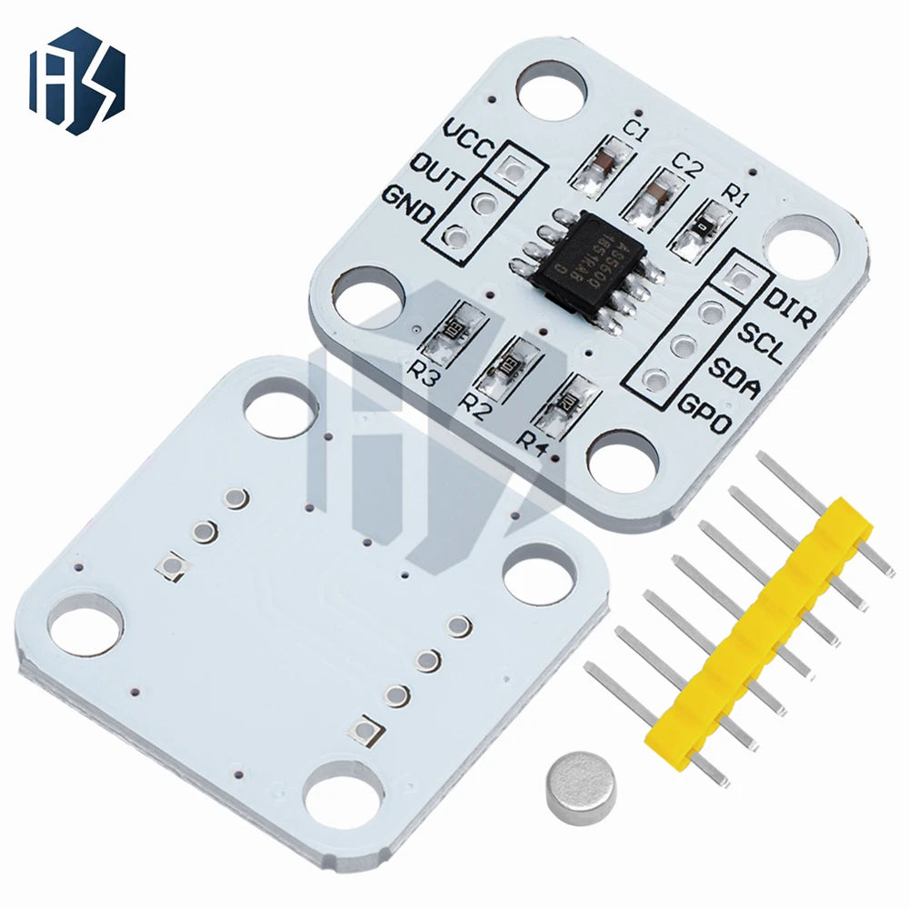 AS5600 Magnetic Encoder Induction Angle Measurement Sensor Module Zpaxo