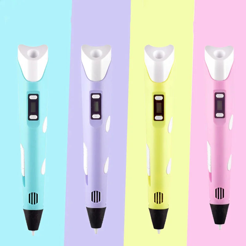 2023 Handwork 3D Pen Printing DIY Drawing Pens PLA Filament Birthday