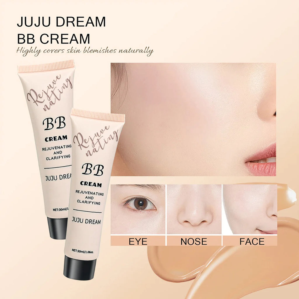 3-in-1 BB Cream -Full Coverage Concealer, Waterproof & Smooth Texture, Daily Makeup Base for Flawless Skin Zpaxo