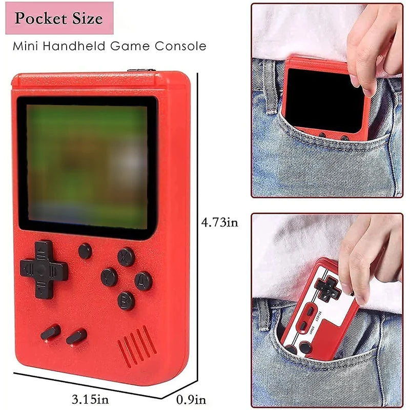 Built-in 400 FC Games Portable Case Mini Retro Handheld Game Console