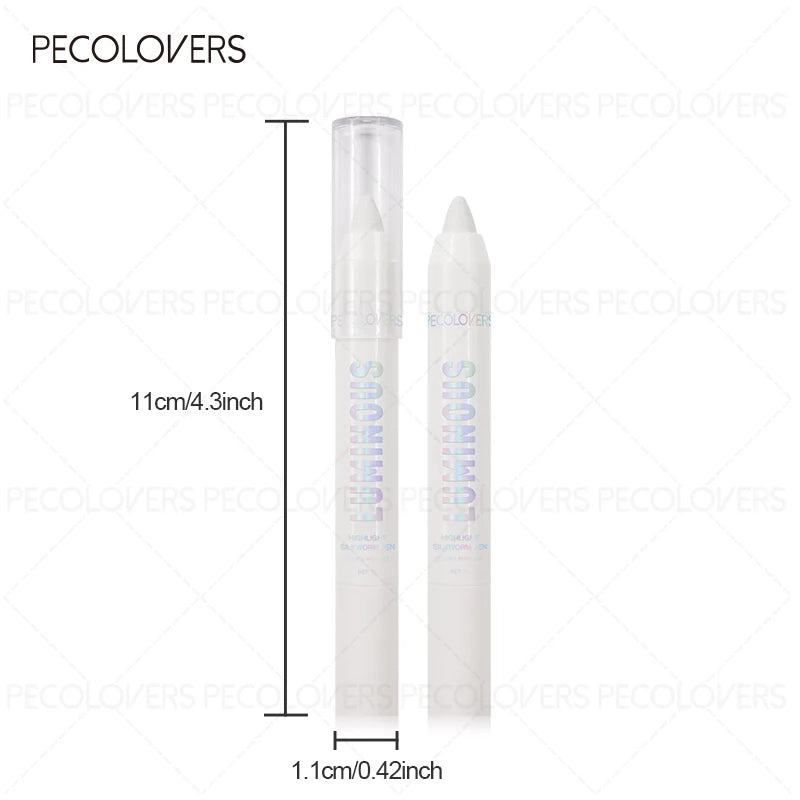 Shimmer Highlighter Eyeshadow Stick- Parkling Glitter Makeup Marker