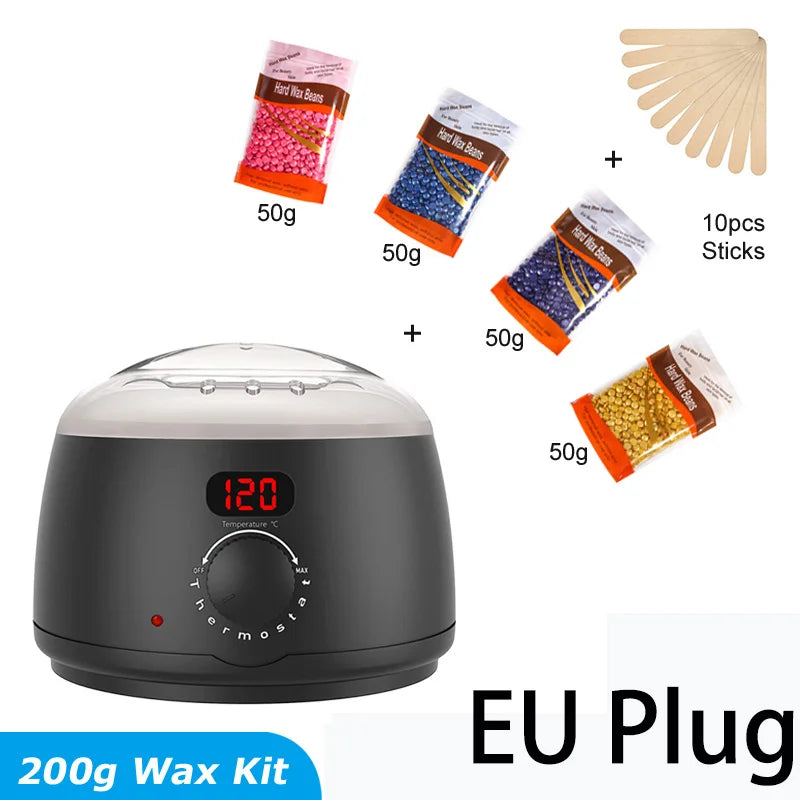 500ml Wax Heater Warmer Pot with LCD Display | Salon Use Wax Warmer Heater Zpaxo 058-B-EU-200g