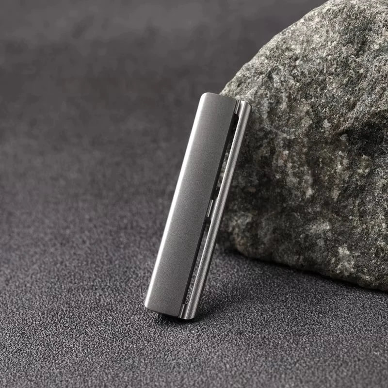 YAQI Excalibur Titanium Single Edge AC Safety Razor Head for Men Safety Razor Head Zpaxo