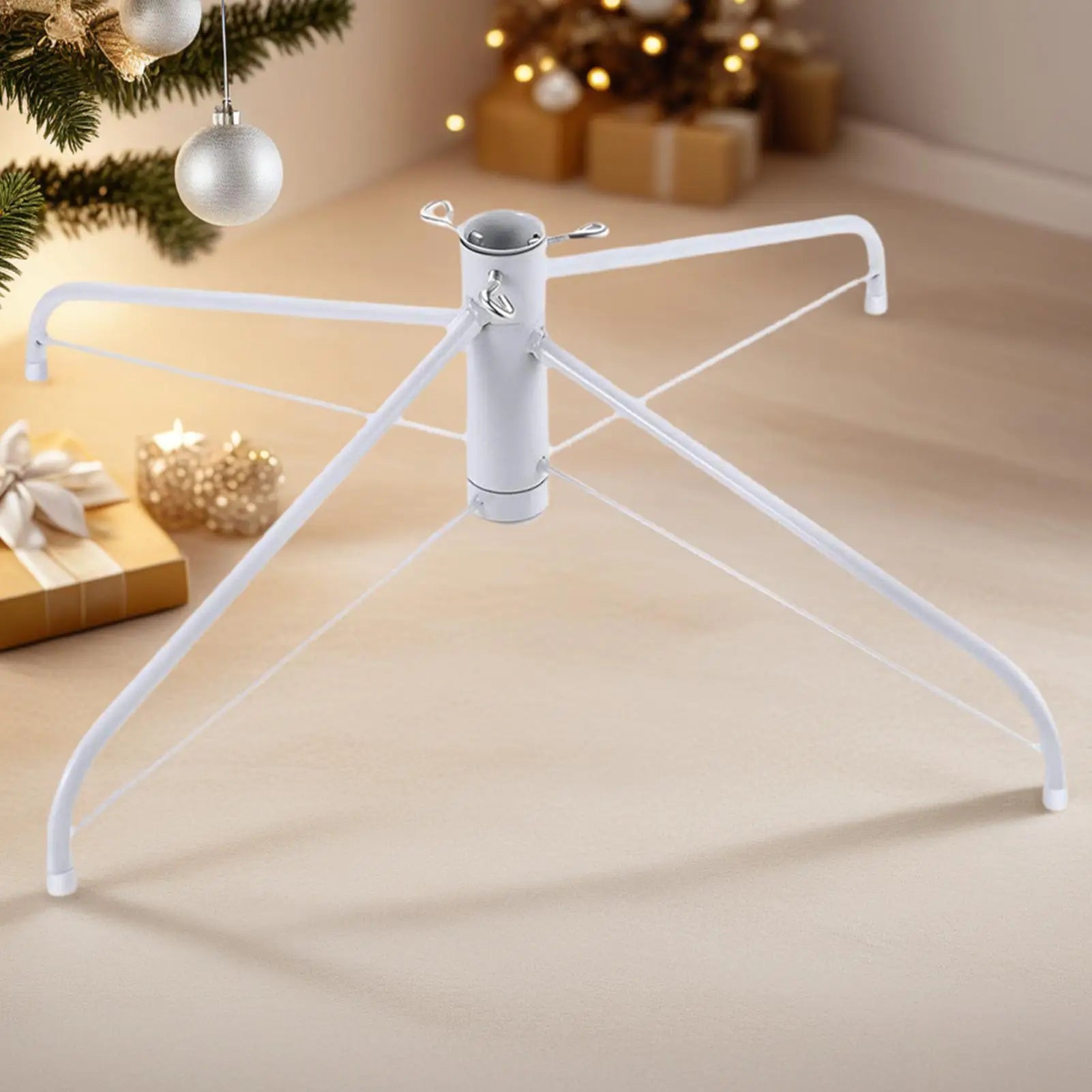 Christmas Tree Stand Artificial Metal Base Decorative Display