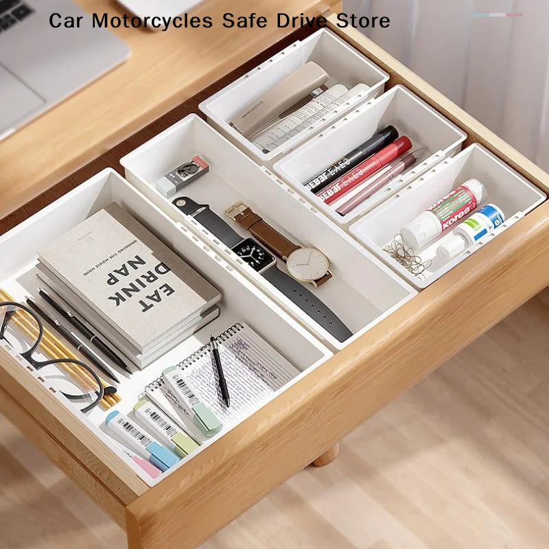 Universal Extendable Drawer Organizer Durable Plastic Multi-size