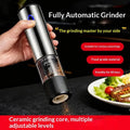 Electric Salt & Pepper Grinder – Rechargeable One-Hand Mill