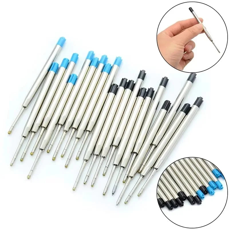 Ballpoint Pen Refills Parker Pens Replaceable Medium Point Blue Black