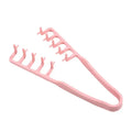 1PC Men's Volumizing Hair Comb Fluffy Roots Styling Tool Anti-Static Hairdressing Comb for Natural Curling Perm Daily Hair Care Zpaxo Pink