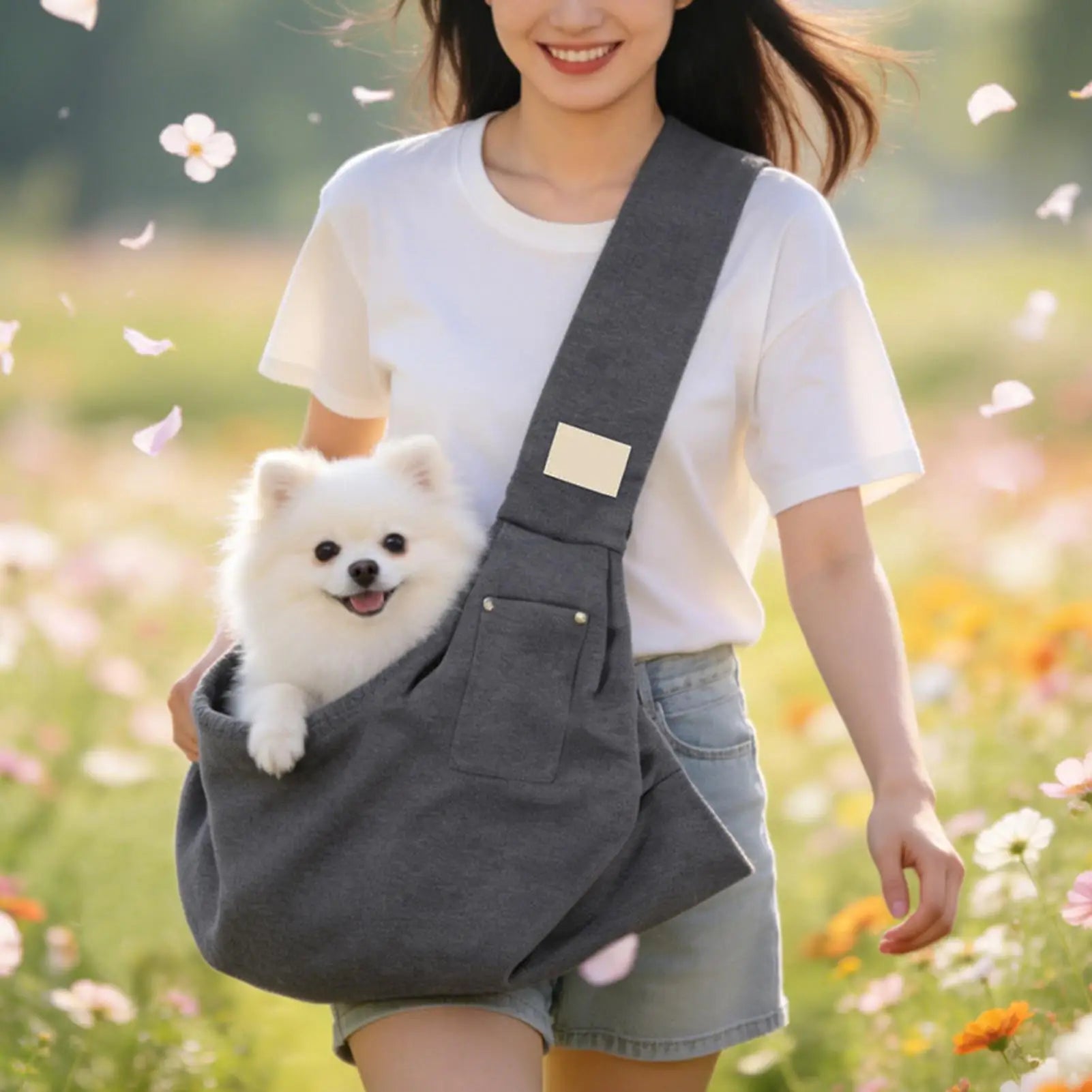Pet Carrier Breathable Portable Lightweight Carrying Bag Sling Travel