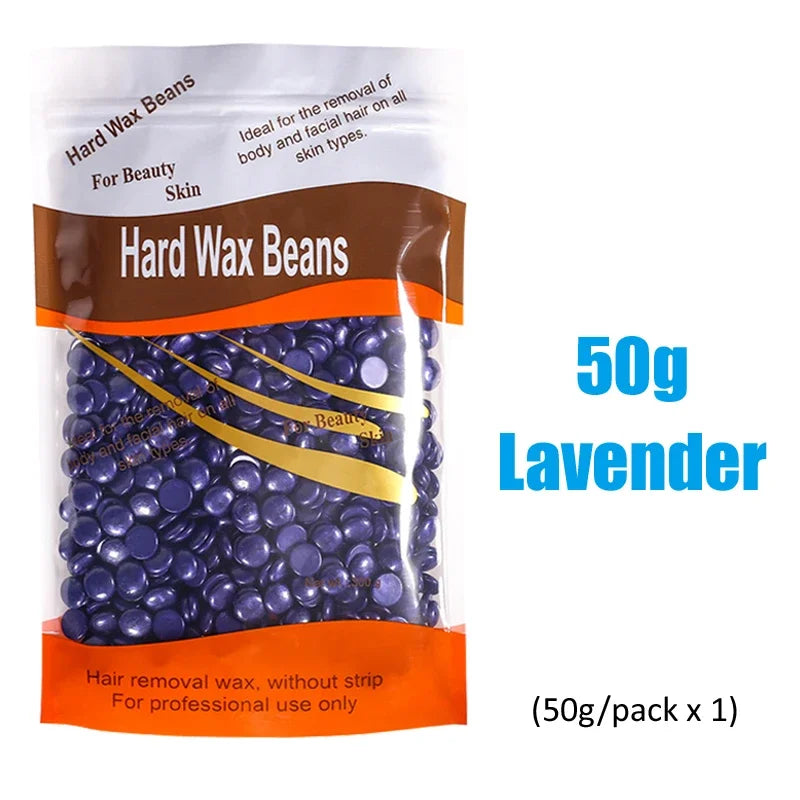 Hair Removal Wax Beads 500g – Painless Depilatory Wax Depilatory Wax Beads Zpaxo 50g-Lavender