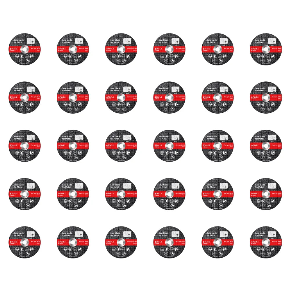 1-50PCS 76mm Metal Cutting Discs Sanding Grinding Wheels Blades Discs For Electric Angle Grinder Accessories Metal Cutter Tools Zpaxo 30PCS