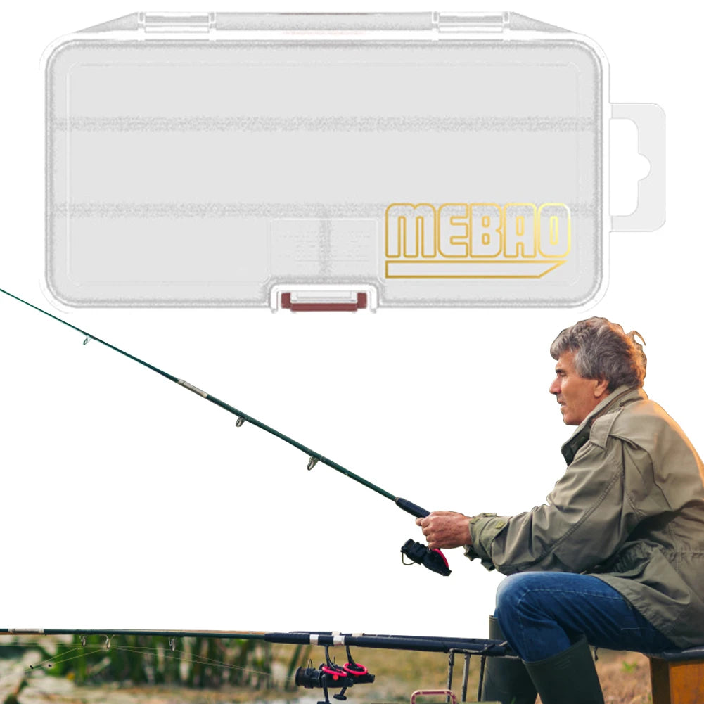Bait Lure Hook Accessories Box with Removable Dividers Bait Storage Box Fishing Tackle Storage Trays for Fishing Zpaxo