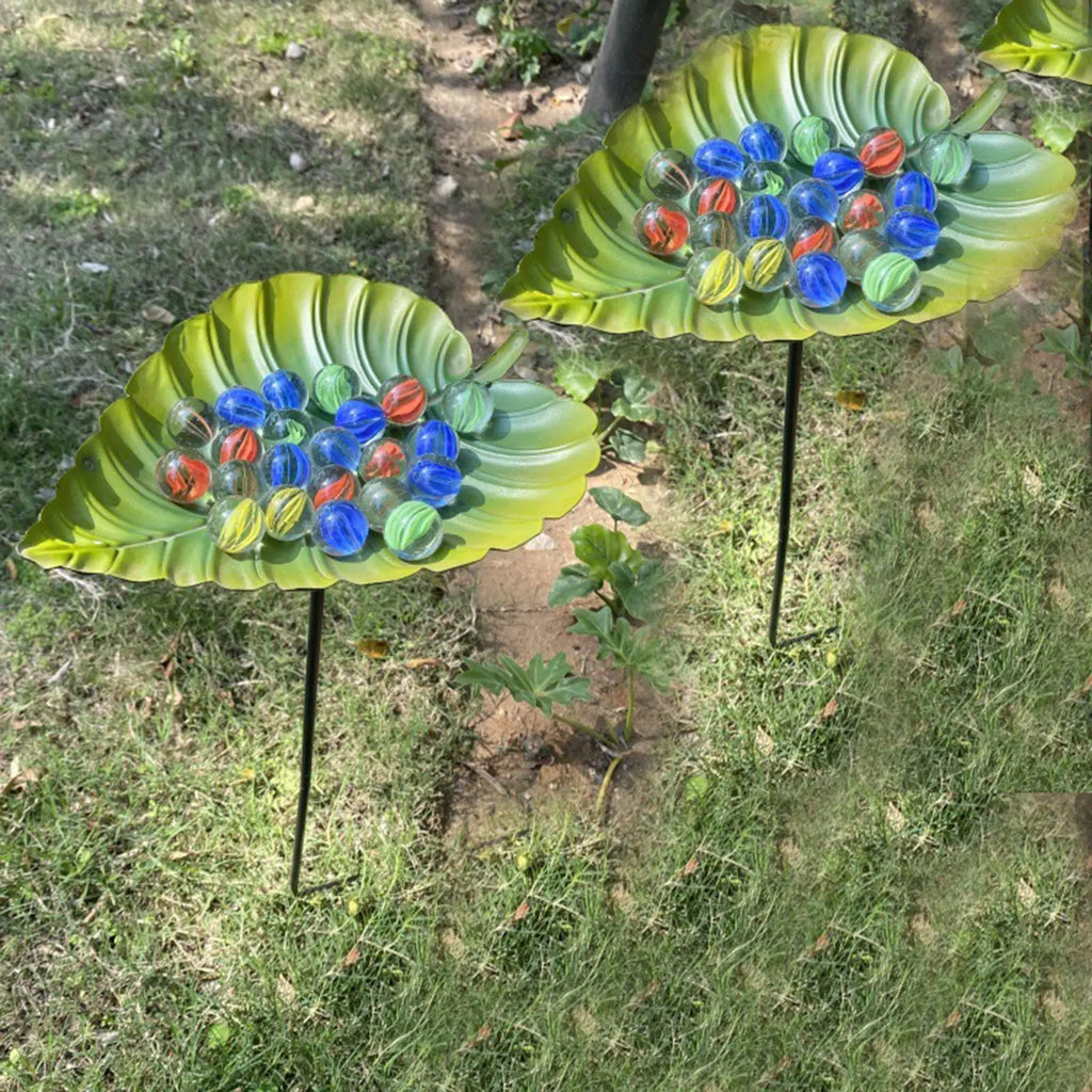 Decorative Garden Bird Feeder Iron Bird Bath Removable Stand for Outdoor Bird Drinking and Watching Zpaxo