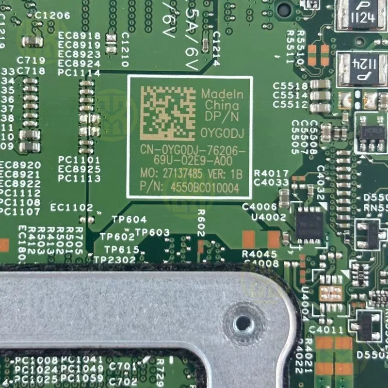 CN-0YG0DJ Mainboard DELL Latitude 13 3379 Laptop Motherboard 0YG0DJ