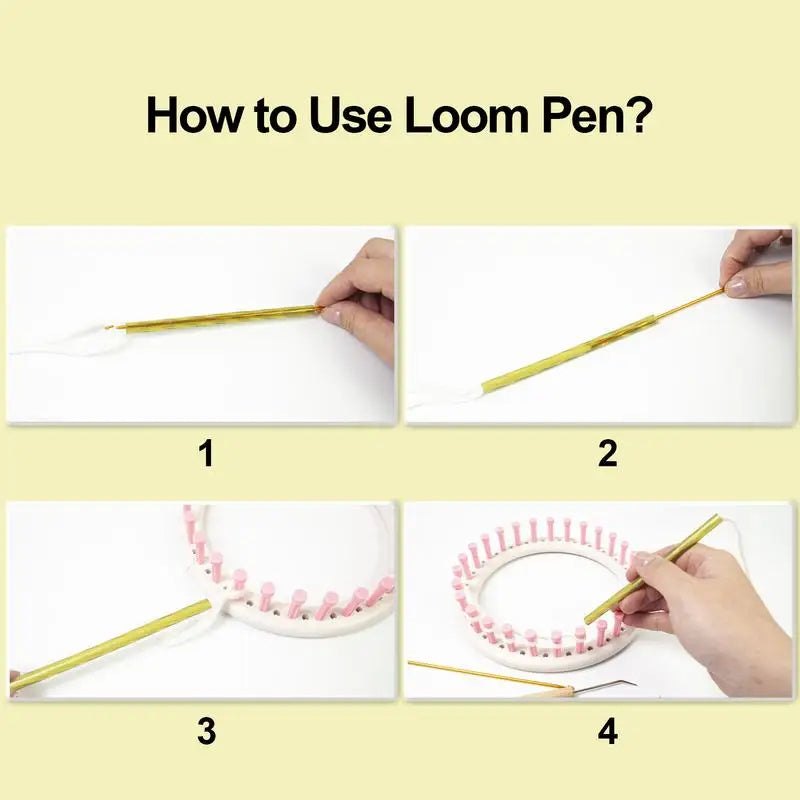 Looming Knit Hooks Knitting Pen Needle Crochet Hook Practical Wool