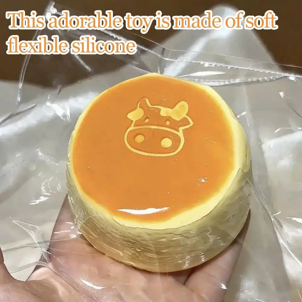 Silicone Squeezable Toy Pinch Squeeze Squishy Simulated Milk Puddy Non-Toxic Gifts Slow Rising Toy Stress Relief Super Soft Se Zpaxo