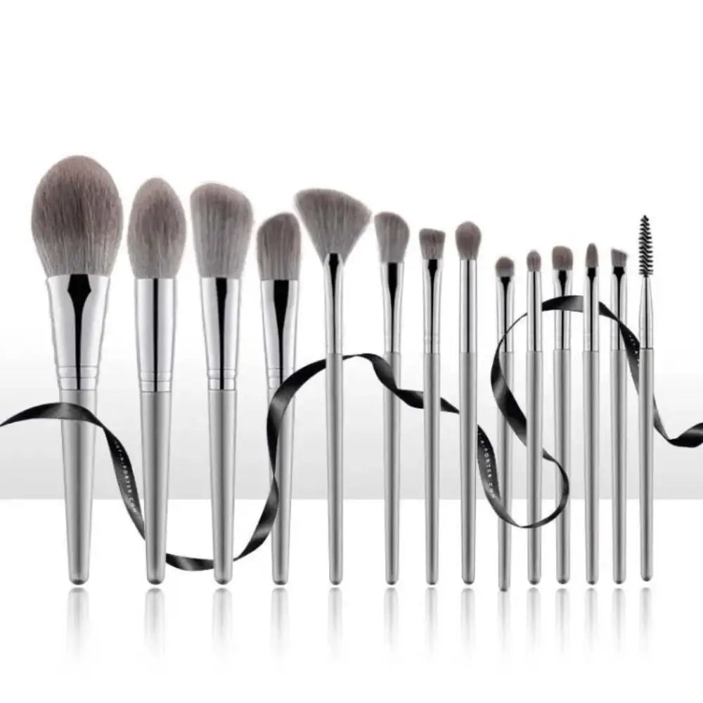 Highlighter Makeup Brush Contouring Gray Blush Fluffy Draw Eyebrows Zpaxo