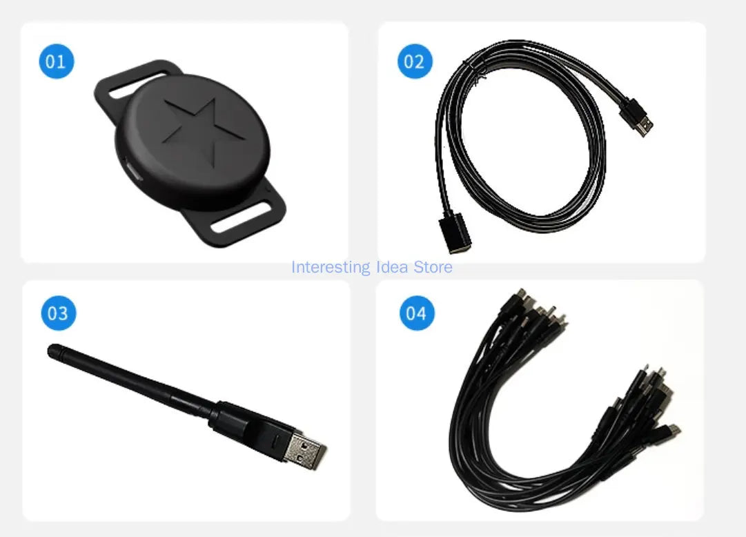 VR Tracker Suitable for StemVR and VR All-in-one Games Ultra-thin Design, Portable Wear, Long Battery Life Zpaxo