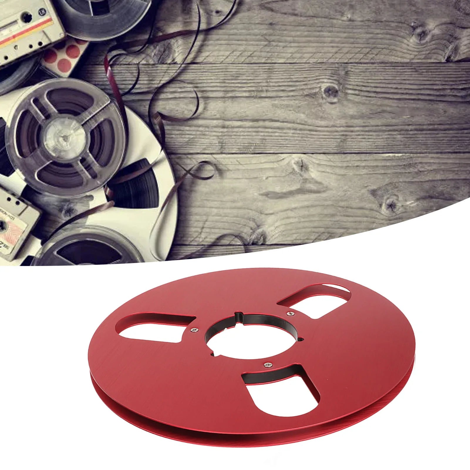 1 4 Empty Reel Strength Recording Tape 3 Hole Replacement Aluminum