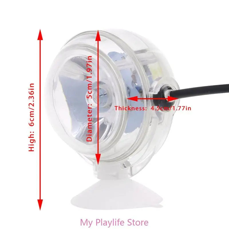 Aquarium LED Light Fish Tank Underwater Lighting Lights Waterproof