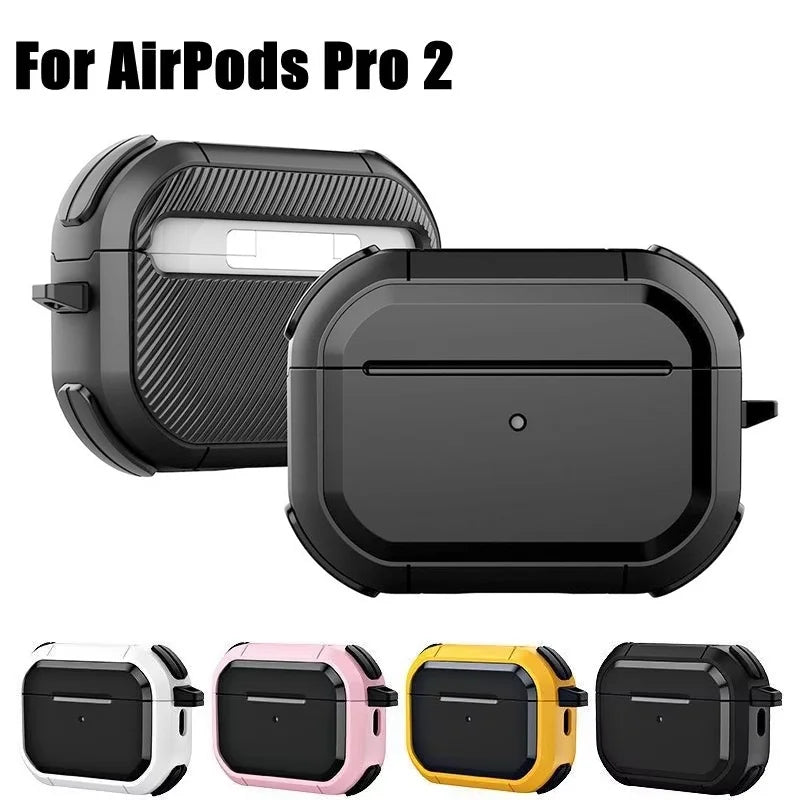 Earphone Protective Case Shockproof Headphone Case With Keyring For Apple Airpods Pro 2 1 AirPods 3 2 1 Headset Case Accessories Zpaxo