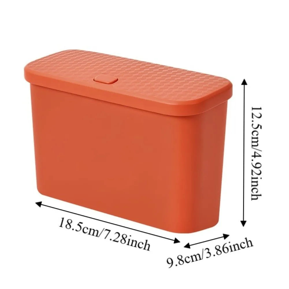 Car Mounted Hanging Garbage Bin Multifunctional Press Lid Storage Zpaxo